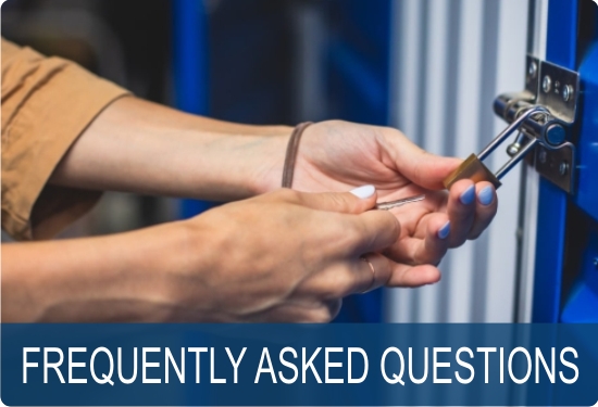 self storage frequently asked questions